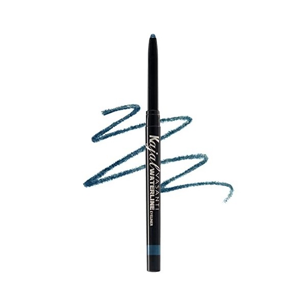 VASANTI Kajal Waterline Crayon Eyeliner Vert Nuit Doux Imperméable Longue Durée Vegan, Sans cruauté envers les animaux, Fab