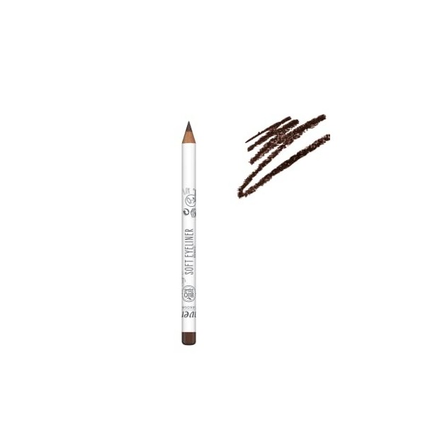 lavera Soft Eyeliner - Brown 02 - Crayons à paupières -Cosmétiques naturels - végan - sans silicones - Lhuile jojoba bio & H