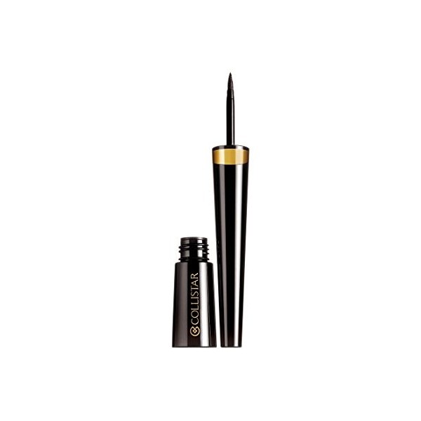 Collistar Eye Liner Tecnico Noir, Eye liner haute précision avec applicateur souple en feutre, Waterproof, longue durée, épai