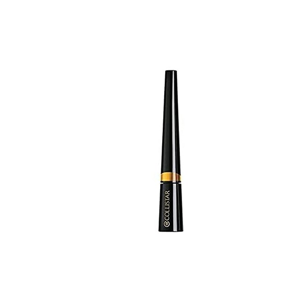 Collistar Eye Liner Tecnico Noir, Eye liner haute précision avec applicateur souple en feutre, Waterproof, longue durée, épai