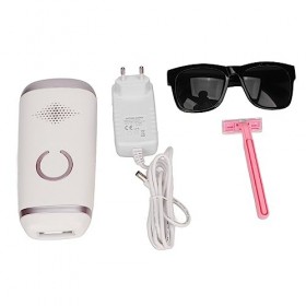 Épilateur IPL pour Femmes et Hommes 990000 Clignotements 5 Niveaux de Croissance Retardée Épilation Ergonomique sur les Aisse