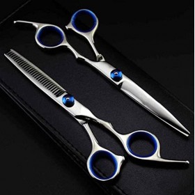 Ciseaux à cheveux Ciseaux de coiffure 440c 6 pouces Ensemble de ciseaux à cheveux coupés Ciseaux à effiler Coupe Ciseaux de c