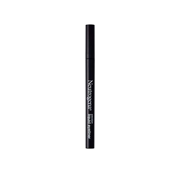 Neutrogena Precision Liquid Eyeliner with Honey & Coconut, Hypoallergenic, Smudge- & Water-Resistant Eyeliner Makeup for Prec