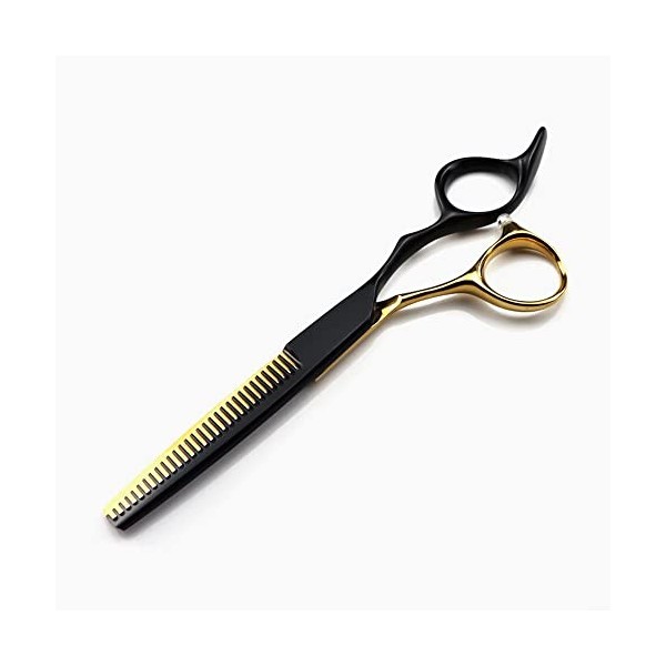 ciseaux de coiffeur Ciseaux de coupe de cheveux, 6 pouces professionnel Japon 440c acier haut de gamme or coupe cheveux cisea