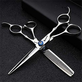 Haut de Gamme Ciseaux de Coupe Professionnelle Cheveux - Coiffure Dilution Cisailles 6,0 Pouces Salon de Coiffure Salon de Ba