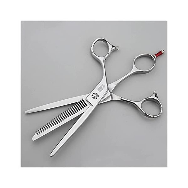 Tondeuses à cheveux pour hommes, ciseaux créatifs à trois couteaux, ciseaux de barbier en acier inoxydable, ciseaux de coiffu