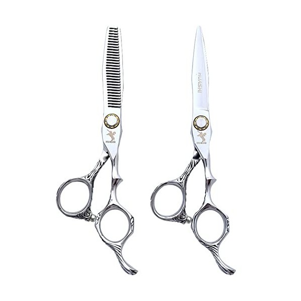 Ciseaux De Coiffure Professionnels Set, Tondeuse À Cheveux Professionnels De 6 Pouces, Cisailles De Cheveux Pour La Maison Et