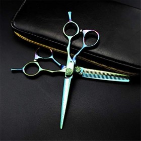 leybold Ensemble De Ciseaux De Coiffure Professionnels, Ensemble De Ciseaux De Coiffure en Acier Inoxydable De 6,0 Pouces, De