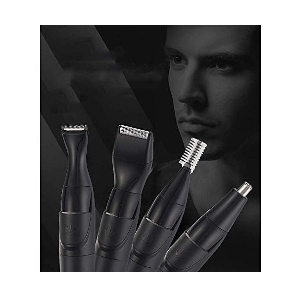 TONGSH Tondeuse nez for les hommes, et professionnel Sourcils oreille Tondeuse, Lames en acier inoxydable Système étanche, fo