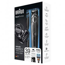 Braun Tondeuse À Barbe BT5042, Tondeuse Barbe Et Cheveux, Noir/Gris