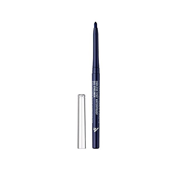 Manhattan Endless Stay Waterproof Gel Eyeliner - Eyeliner en gel bleu foncé avec mine pivotante sans pointe, couleur Deep Oce