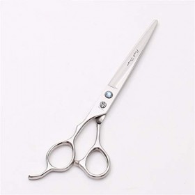 Ciseaux de coiffure professionnels pour gaucher 7,0 pouces, ciseaux de coupe de cheveux en acier inoxydable 440C cisaillemen