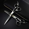 Professionnel 440c 6 pouces cheveux ciseaux ensemble Salon coupe barbier cheveux ciseaux coupe de cheveux amincissement cisea