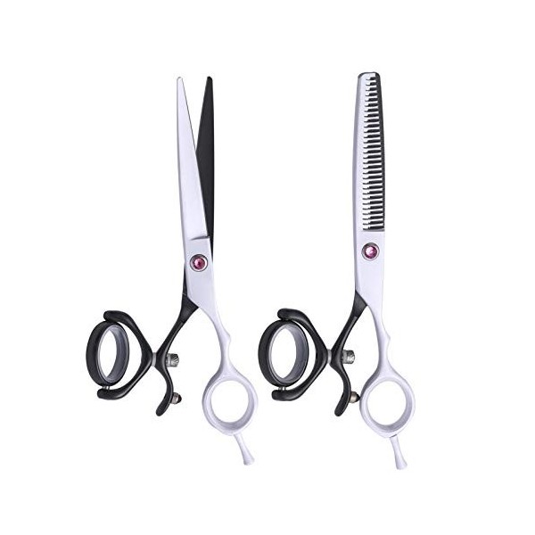 WYGC Scissors Ciseaux Coiffure Professionnel,Ciseaux à Cheveux Professionnels, Ciseaux de Coupe de Cheveux en Acier Inoxydabl