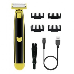 Zebroau 5 rasoirs pour homme – Rasoir à barbe étanche pour rasage du visage – Rechargeable pour le visage, les jambes, les br