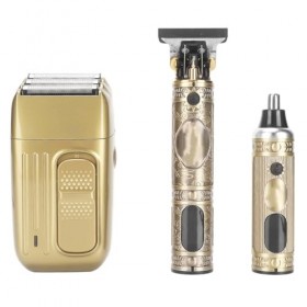 Tondeuse à Barbe électrique, Tondeuse à Cheveux de Nez Fil de Toilettage de Sculpture Exquise Rechargeable pour Hommes pour S