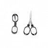 Craft Craft Scissors 1 mini ciseaux pliables en acier inoxydable, ciseaux de voyage for accrocher à votre porte-clés, for la