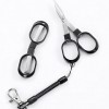 Craft Craft Scissors 1 mini ciseaux pliables en acier inoxydable, ciseaux de voyage for accrocher à votre porte-clés, for la