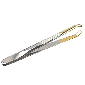 Pincettes dextension de cils de beauté, kit de maquillage, outil de cils, pince à épiler, pince à épiler à pointe inclinée, 