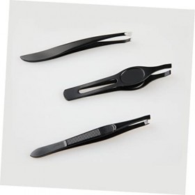 1 ensemble/6 pièces Kit de maquillage pince à épiler pour le visage pince à épiler pince à poils incarnés pour femme recourbe...