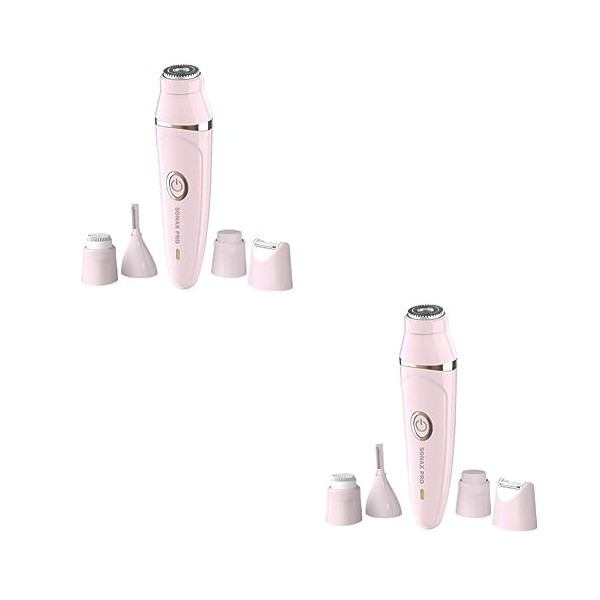 Beavorty 3 Pièces 5 En 1 Rasoir Épilateur Facial Rasoirs Pour Femmes Rasoirs Électriques Pour Femmes Visage Rasoir Électrique