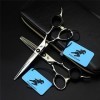 KOAIEZ 6,0 Pouces Argent 440C Salon Professionnel Barber Ciseaux De Coiffure, Outils De Cisaillement De Coiffure De Coupe De 