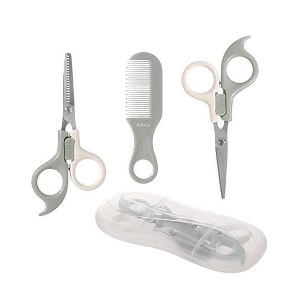 Rosixehird 5 Pcs Ensemble de Ciseaux de Coupe de Cheveux Professionnels - Ciseaux de Salon de Coiffure pour Enfants,Ciseaux d