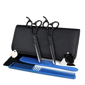 Nouvel ensemble de ciseaux de coupe de cheveux, lot de 2 ciseaux de coiffeur et damincissement des cheveux, ciseaux de coiff