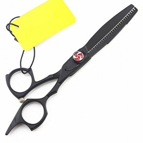 Ciseaux de Coupe de Cheveux, Ciseaux de Coupe de Cheveux à Dents inversées Professionnelles de 5,5 Pouces Coupent Les Ciseaux...