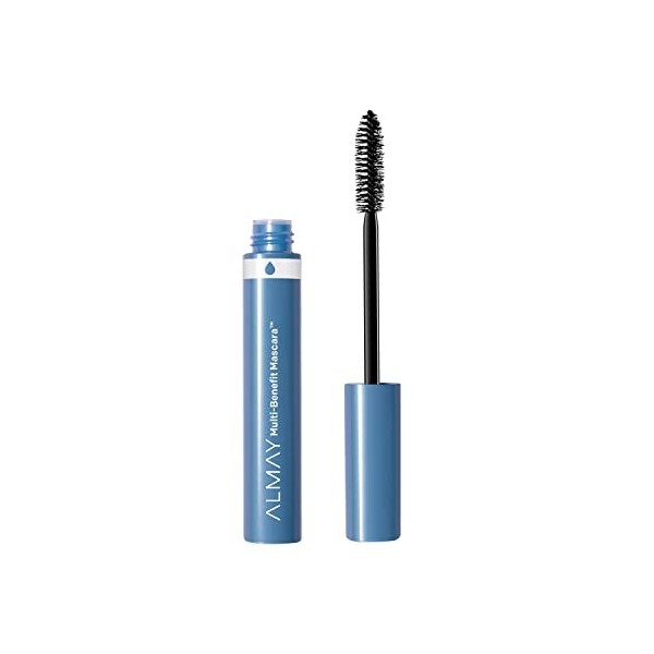 Almay One Coat Multi-Benefit Waterproof Mascara, Black, 0.24 Fluid Ounce