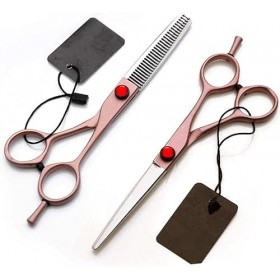 Ciseaux De Coiffeur Professionnel En Acier 6 Pouces Or Rose Ciseaux De Coupe De Cheveux Coupe Plate Ciseaux De Coupe De Cheve