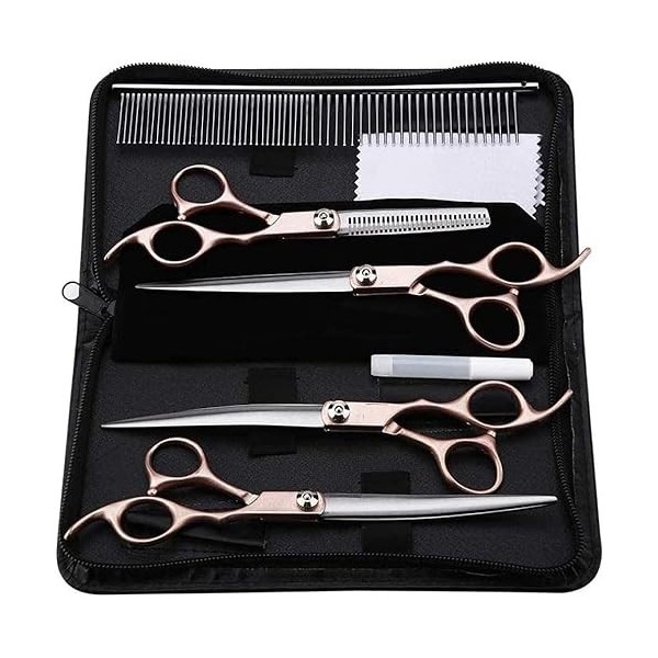 Ciseaux De Coiffure Professionnels Ciseaux De Coupe De Cheveux Ciseaux Pour Salon De Coiffure-74PCS Poignée Ciseaux Professio