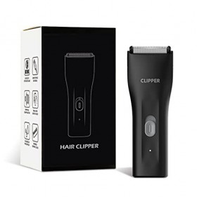 VS100 Rasoir électrique avec lame sans fil rechargeable pour barbe humide et sèche pour homme Noir