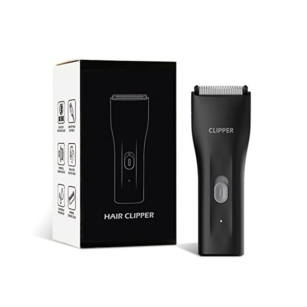 VS100 Rasoir électrique avec lame sans fil rechargeable pour barbe humide et sèche pour homme Noir