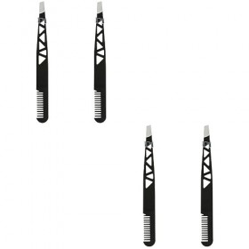 6 pièces pince à épiler en acier inoxydable pince à épiler professionnelle pince à double usage pince à épiler antidérapante 