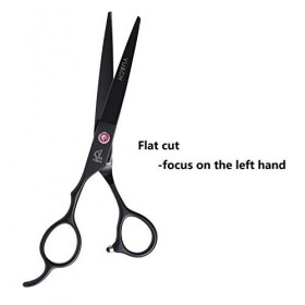 Ensemble de ciseaux de coupe de cheveux de coiffure, rasoir de cheveuxciseaux de coupe de cheveux pour gauchers pour hommes f