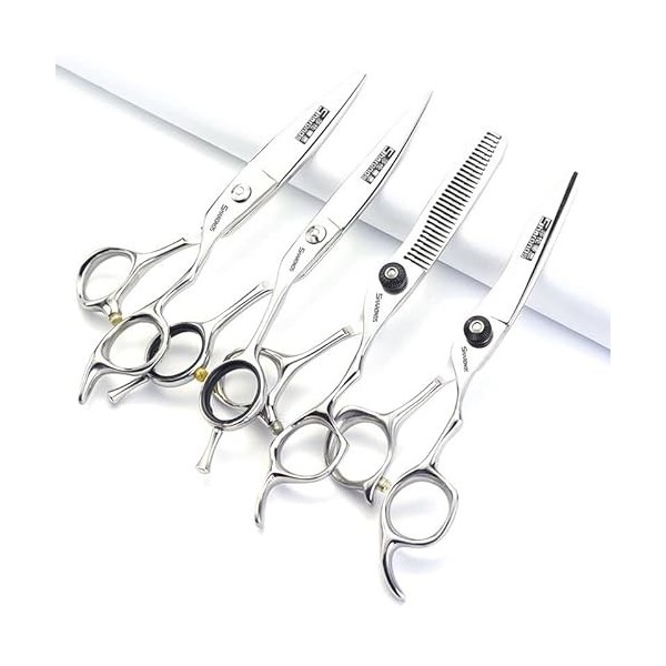 AXEMOORE Porfessional Ciseaux de coiffeur professionnels en acier inoxydable 14,9 cm pour homme et femme 6 pouces 