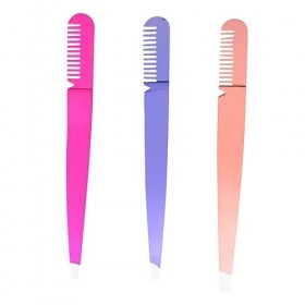 Pincettes dextension de cils de beauté, 3 pièces 2 1 Pincettes à épiler les sourcils Pincettes à façonner les sourcils Pince