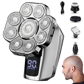 Rosixehird 2 Pcs Rasoirs électriques pour Hommes - Rasoir pour Homme antidérapant 5 en 1 | 9 Rasoir Lavable à Coupe pour Homm