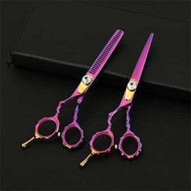 XJST Ciseaux De Coupe À Cheveux Gauche, Kit De Ciseaux De Coiffure De Coiffure De 6,0 Pouces Ciseaux De Coiffure Ciseaux De C