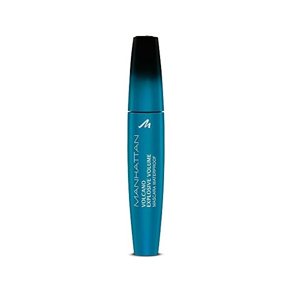 Manhattan Volcano Mascara Waterproof, Mascara Waterproof, pour un volume imbattable et une définition maximale de la couleur 