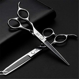 WYGC Scissors Ciseaux Coiffure Série Gaucher Professionnel Cisailles Styliste De Salon Coupe Nette et Précise Ciseaux de Coup...