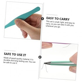 6 pièces ensemble de pinces à sourcils ensemble de costume pour femmes kit de cosmétologie kit de mise en forme des sourcils ...
