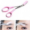 HZH Ciseaux 12,5 cm 4,92 Beauté Fille Dame Femmes Sourcils Ciseaux Peigne Cils Sourcils Tondeuse Cosmétique Maquillage O