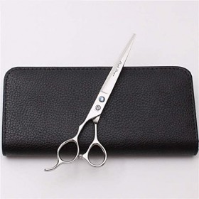 Générique Ciseaux de Coiffure pour gaucher 17,8 cm, kit doutils de Coupe de Cheveux pour Coiffeur Professionnel de la Main G