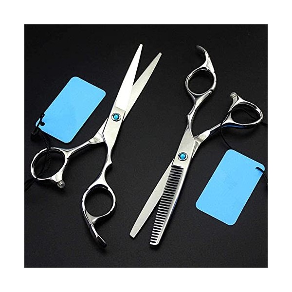 Professionnel 6 pouces coupe Salon de coiffure ciseaux ensemble coupe ciseaux de cheveux de coiffeur ciseaux amincissants cis