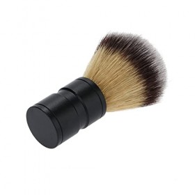 WWWFZS Brosse de Rasage Professionnelle en Aluminium pour Hommes, Moustache, Barbe, Nettoyage du Visage, Brosse de Rasoir, En