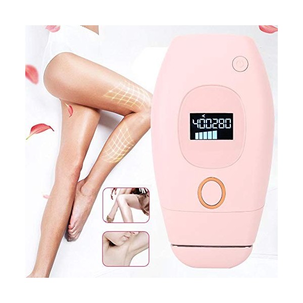 Épilateur Lumière Pulsée, Epilateur à Lumière Pulsée, IPL Epilateur Laser Professionnel 2 Modes avec 400000 Flashs Pulsations