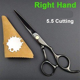 ZJZ Ciseaux de Coupe de Cheveux, Ciseaux de Coiffure Professionnels, Ciseaux à Cheveux en Acier Inoxydable pour Hommes Femmes