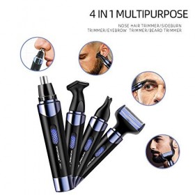 Meilleur Tondeuse Nez Rechargeable, Nose Hair Trimmer For Men And Ears Finisher Men, Tondeuse PréCision éTanche Rasoir Nez, T